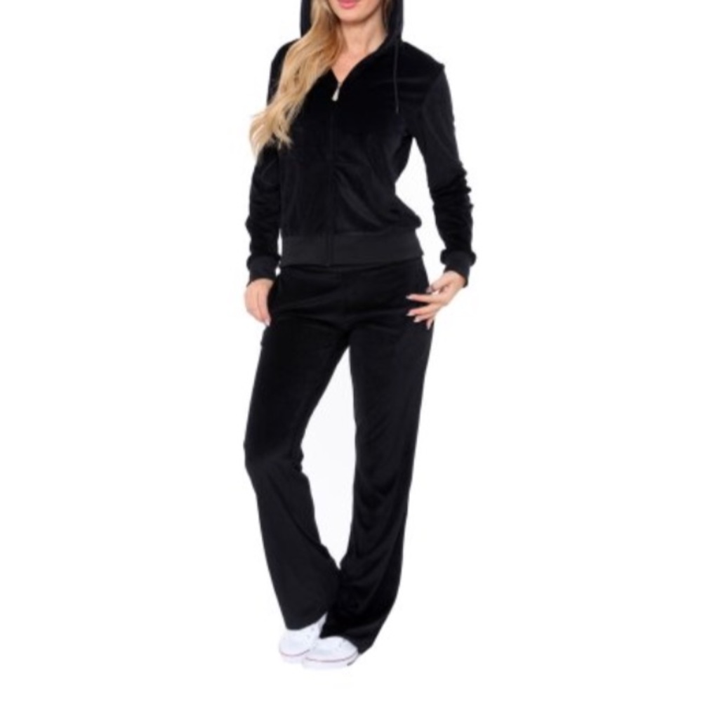 Black Juicy velour tracksuit